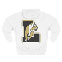 Stylish Bulldog Fleece Hoodie - Cozy Comfort for School, Sports, Gifts, and Casual Wear