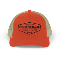Rustic Degenerate Snapback Trucker Cap