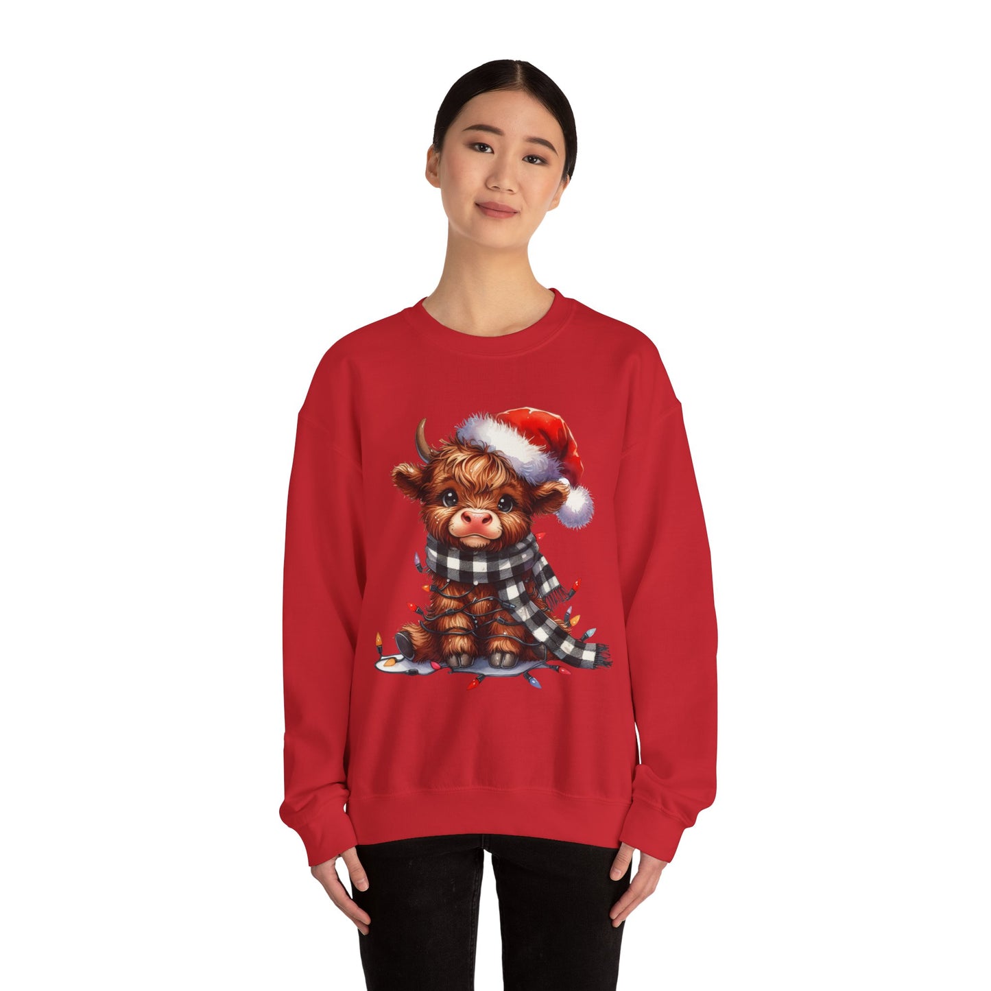 Christmas Cow Sweatshirt