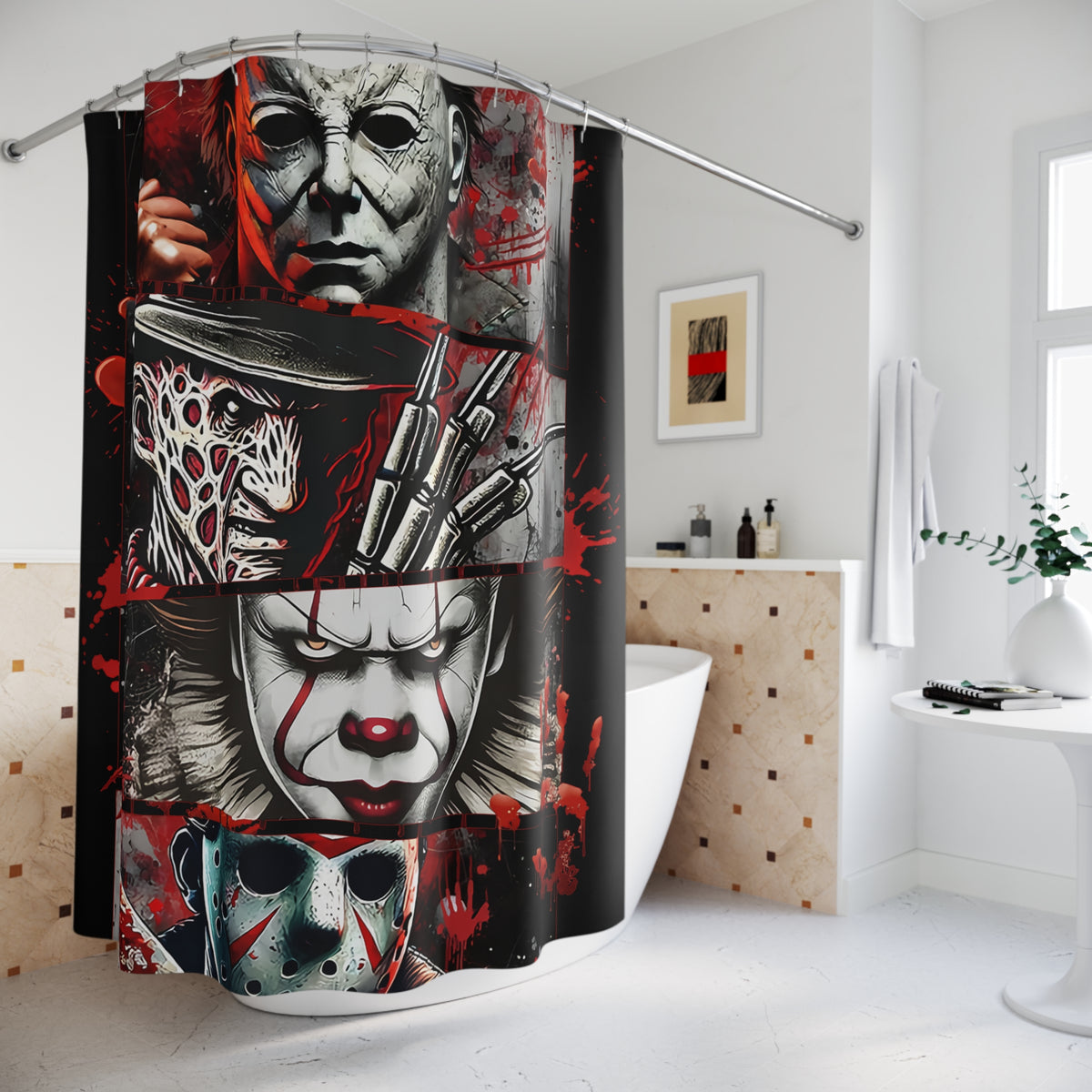 Copy of Copy of Horror Movie Shower Curtain -