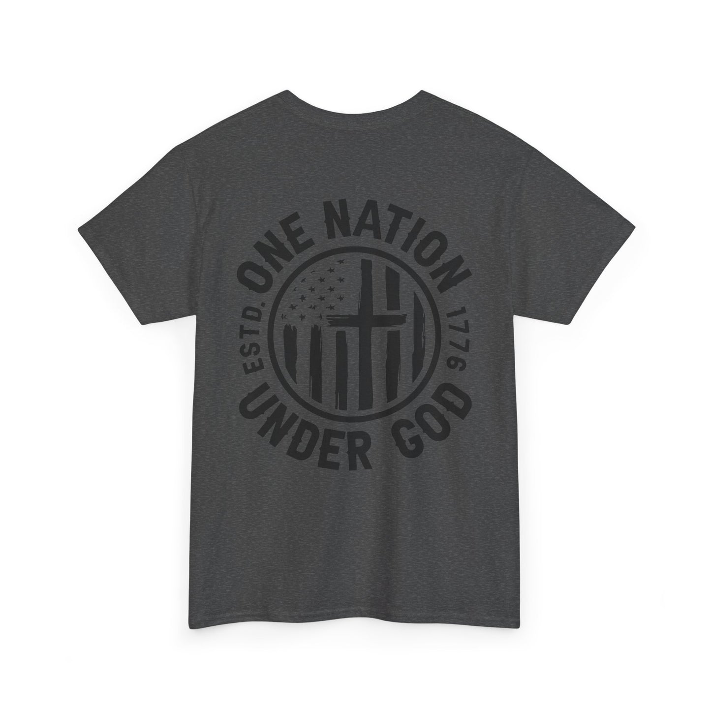 One Nation Unisex Heavy Cotton Tee