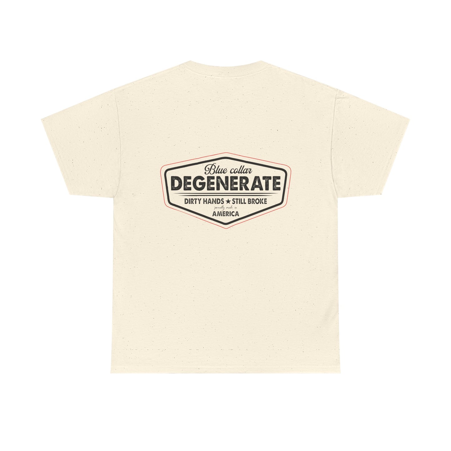 Blue Collar Degenerate Tee - Unisex Heavy Cotton Shirt