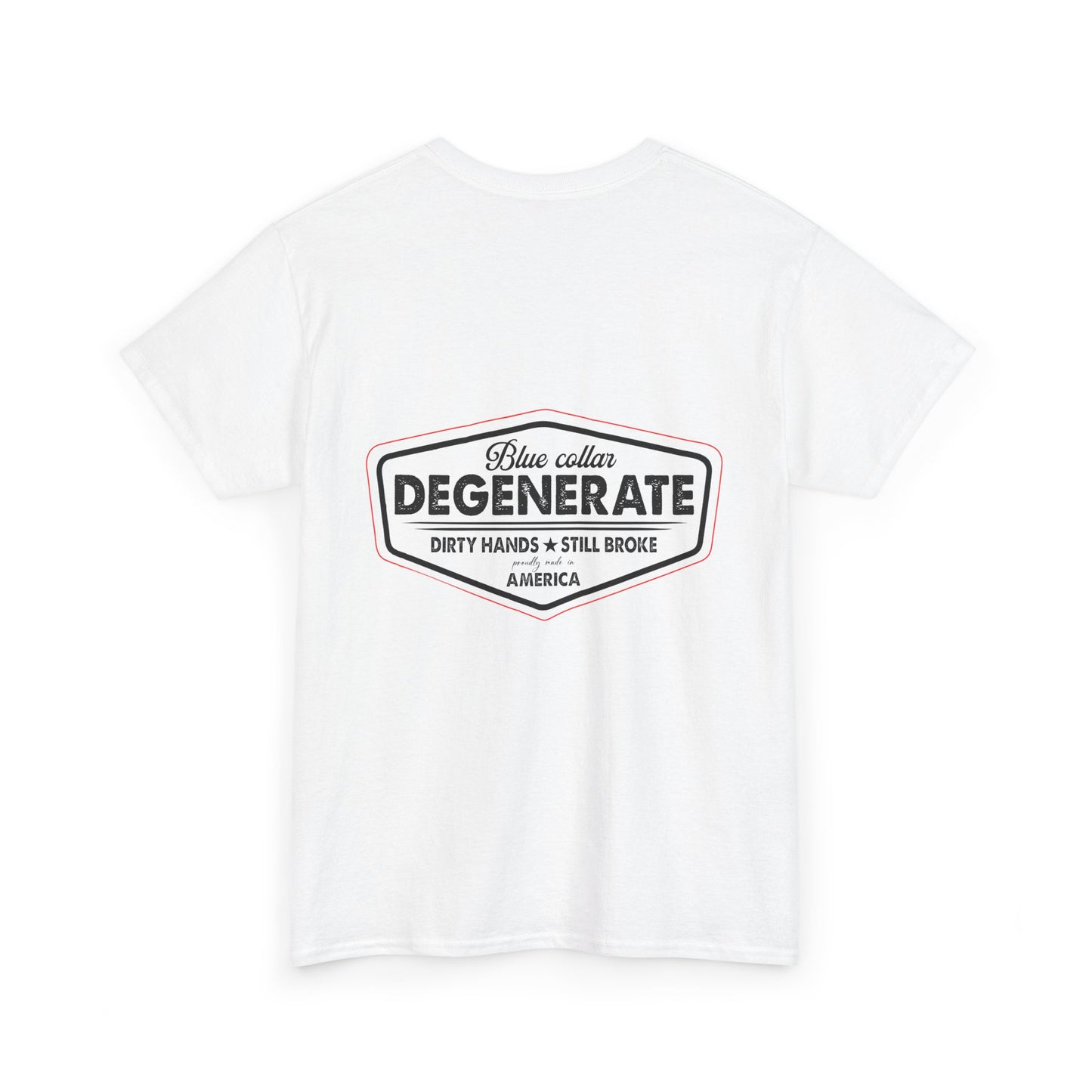 Blue Collar Degenerate Tee - Unisex Heavy Cotton Shirt