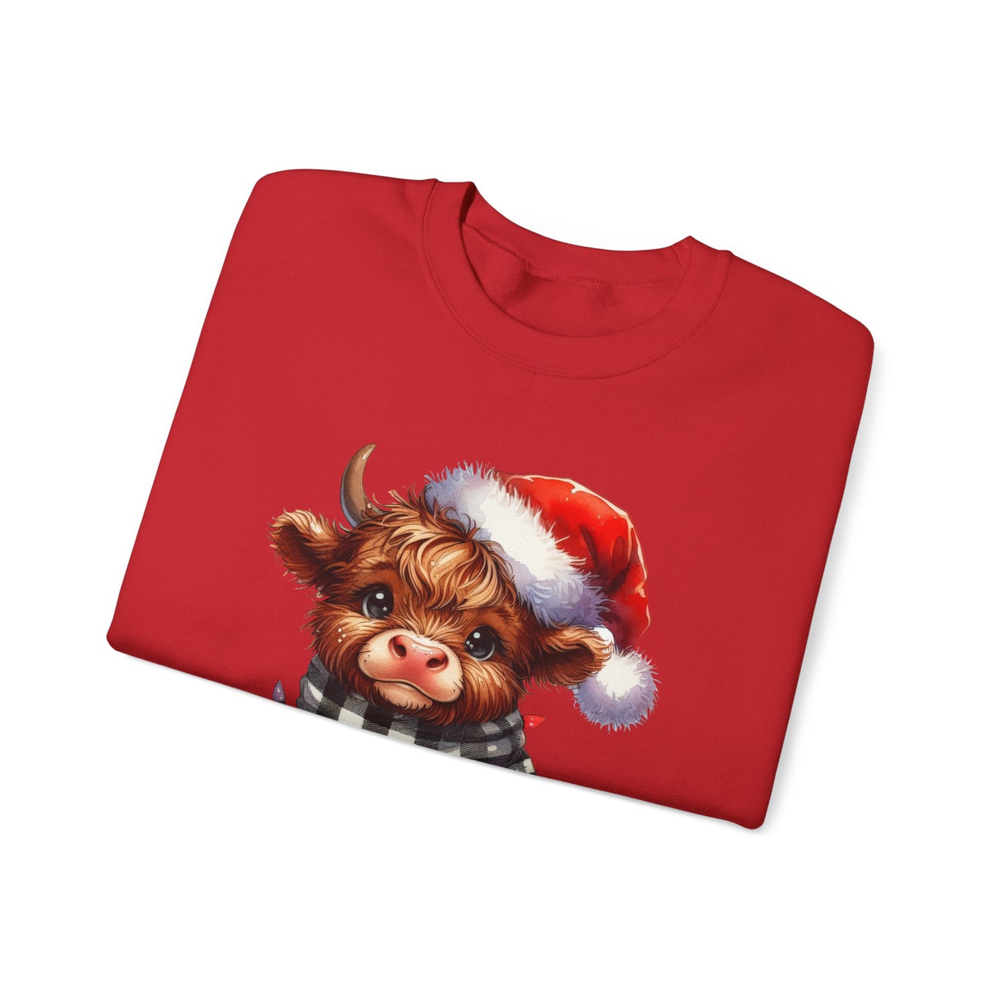 Christmas Cow Sweatshirt