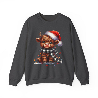 Christmas Cow Sweatshirt