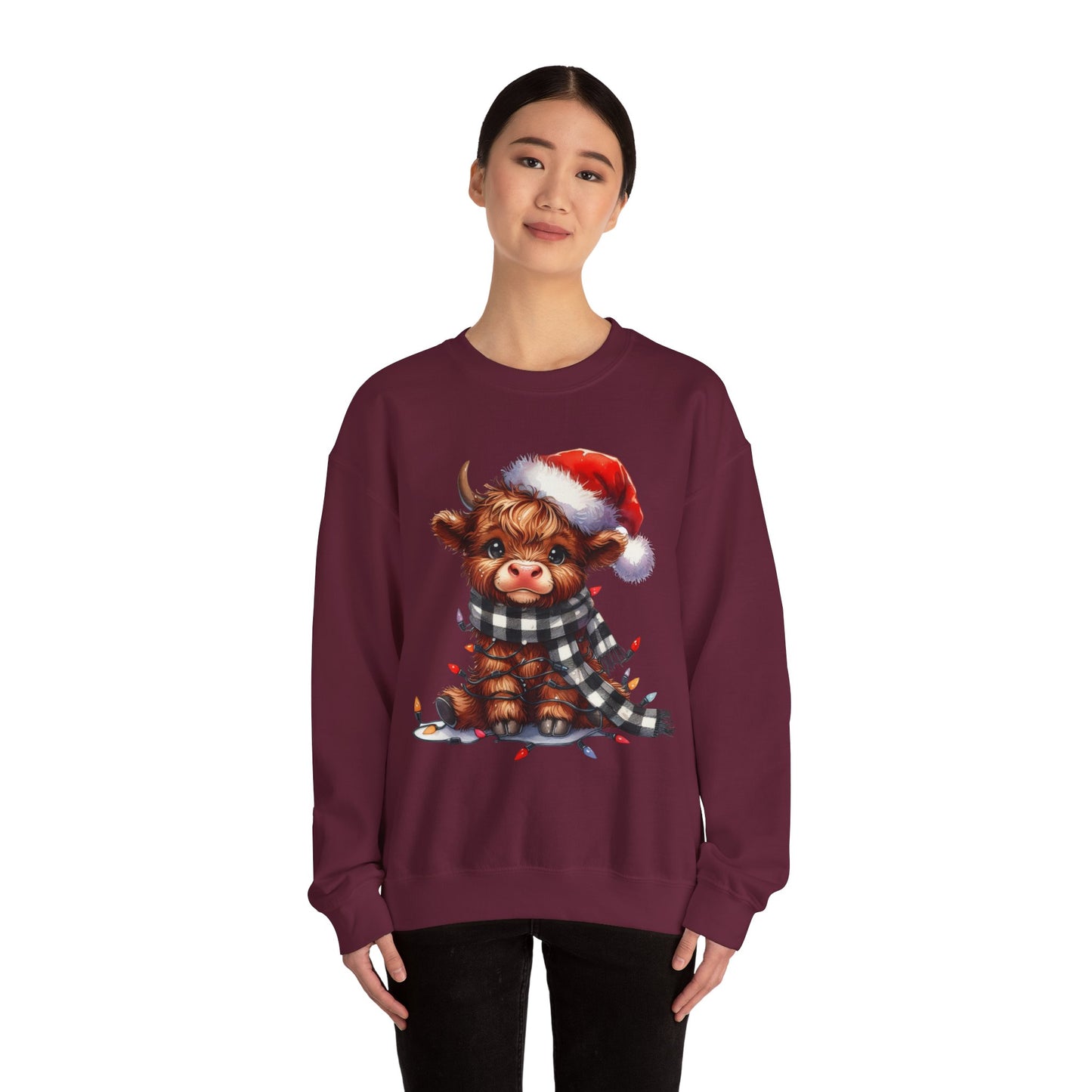 Christmas Cow Sweatshirt