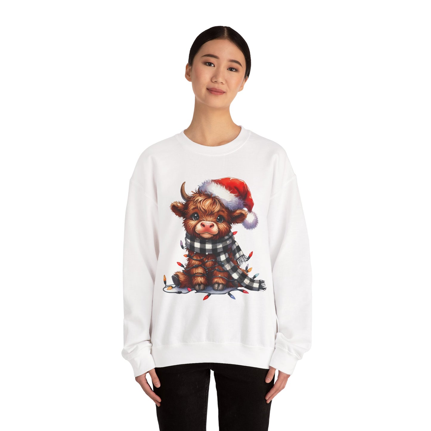Christmas Cow Sweatshirt