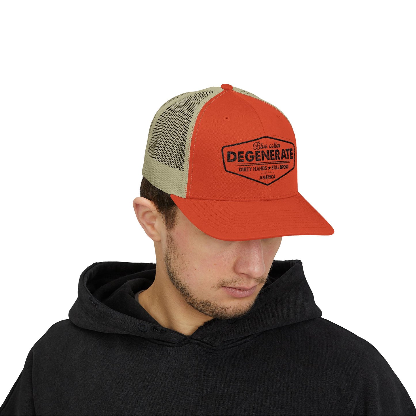 Rustic Degenerate Snapback Trucker Cap
