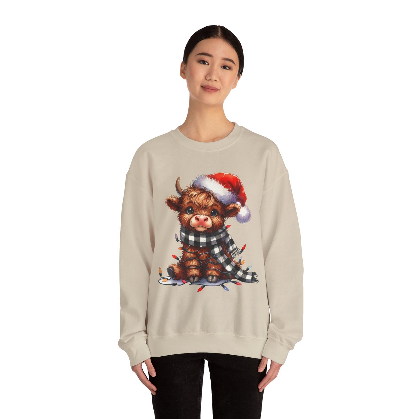 Christmas Cow Sweatshirt