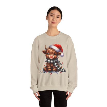 Christmas Cow Sweatshirt