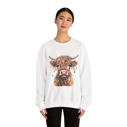 Christmas Cow Sweatshirt