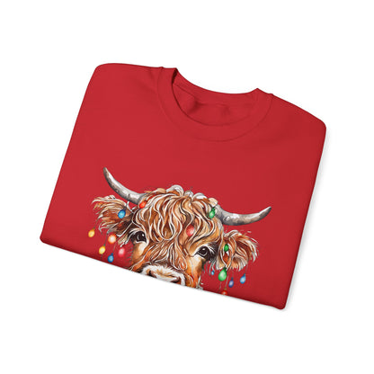 Christmas Cow Sweatshirt