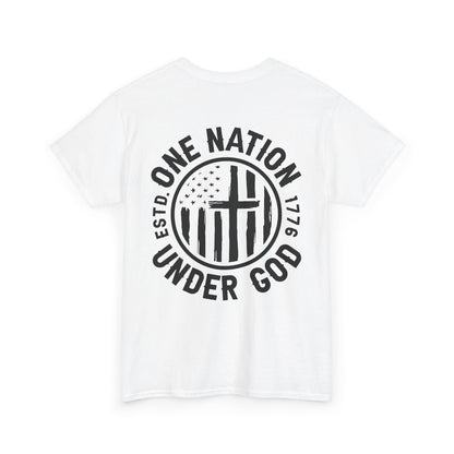 One Nation Unisex Heavy Cotton Tee