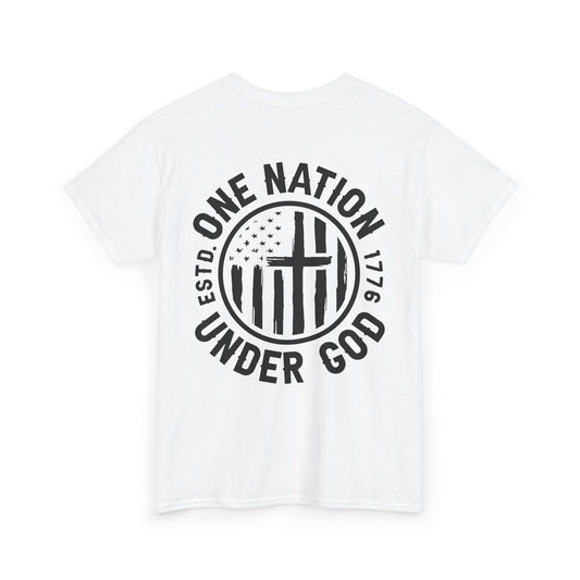 One Nation Unisex Heavy Cotton Tee