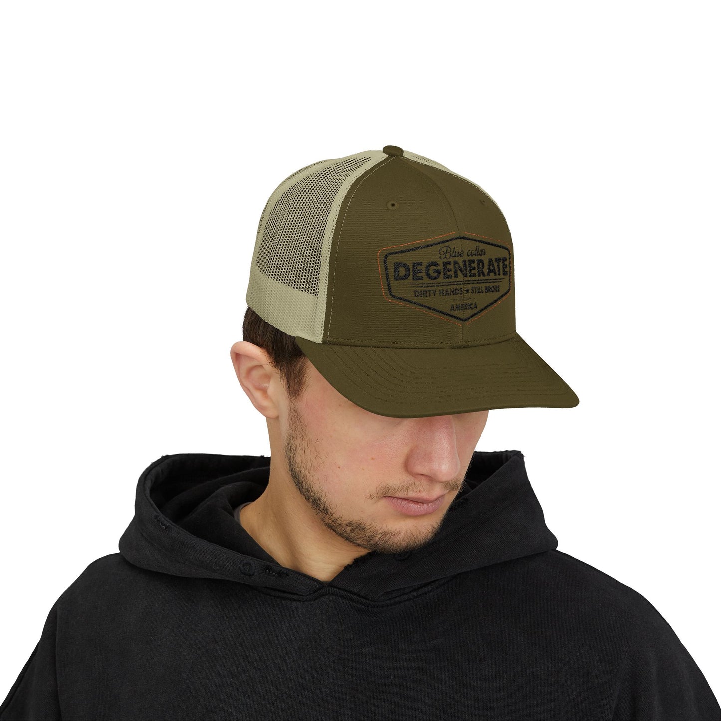 Rustic Degenerate Snapback Trucker Cap