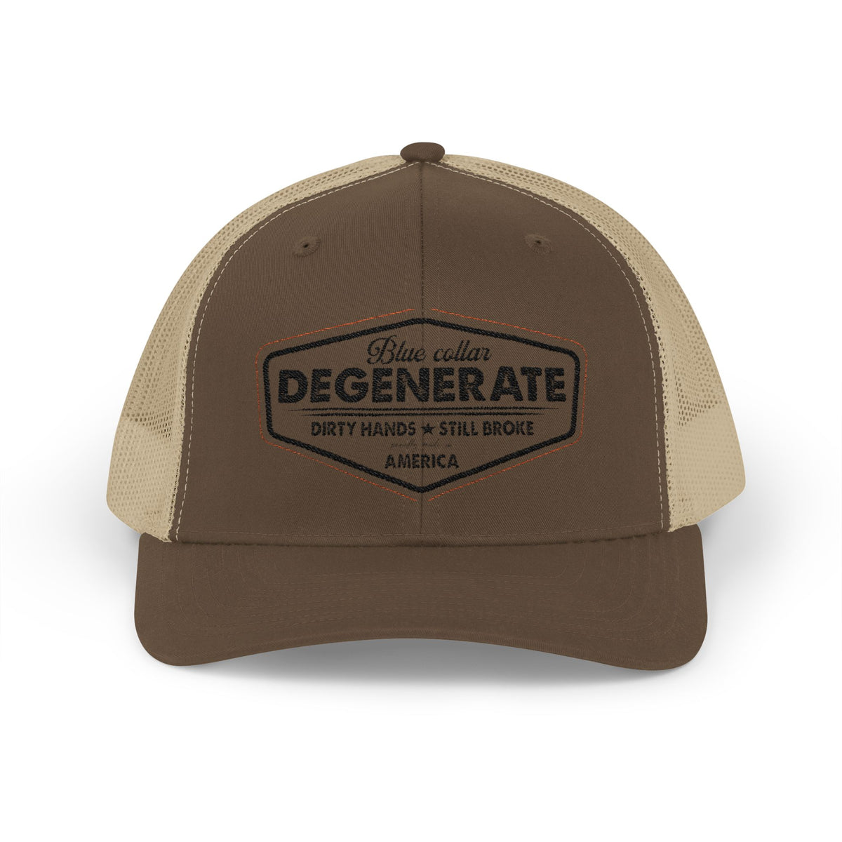 Rustic Degenerate Snapback Trucker Cap
