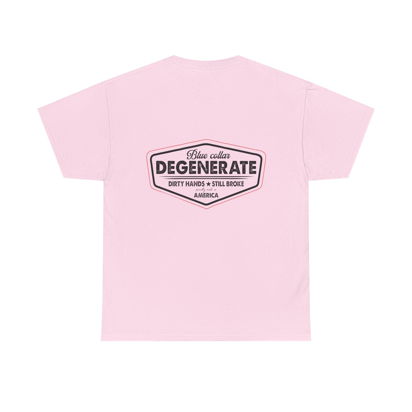 Blue Collar Degenerate Tee - Unisex Heavy Cotton Shirt