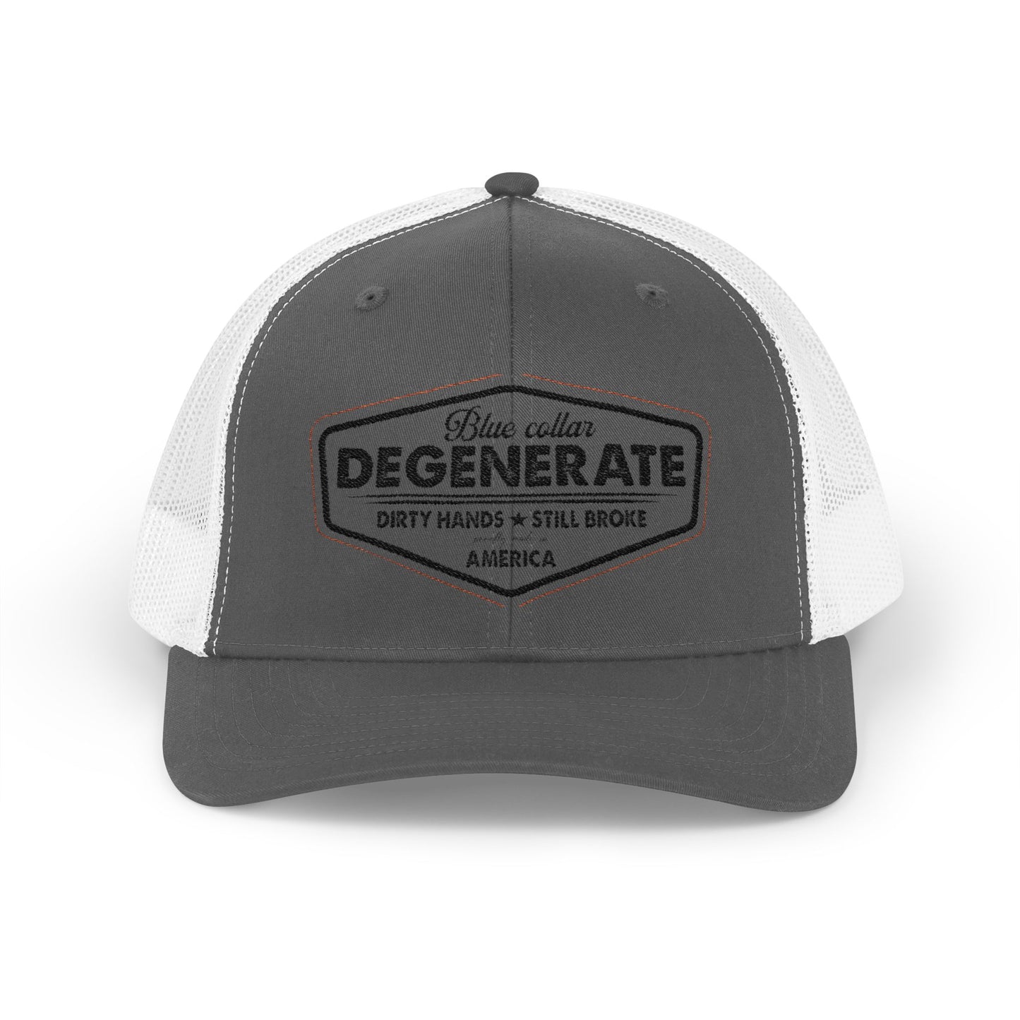 Rustic Degenerate Snapback Trucker Cap