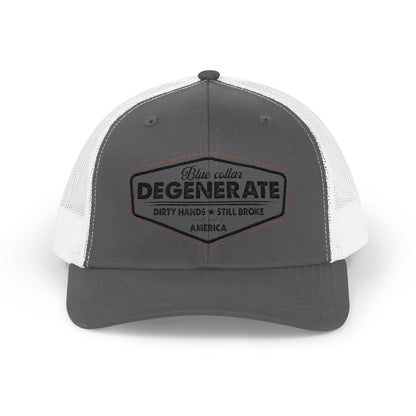 Rustic Degenerate Snapback Trucker Cap