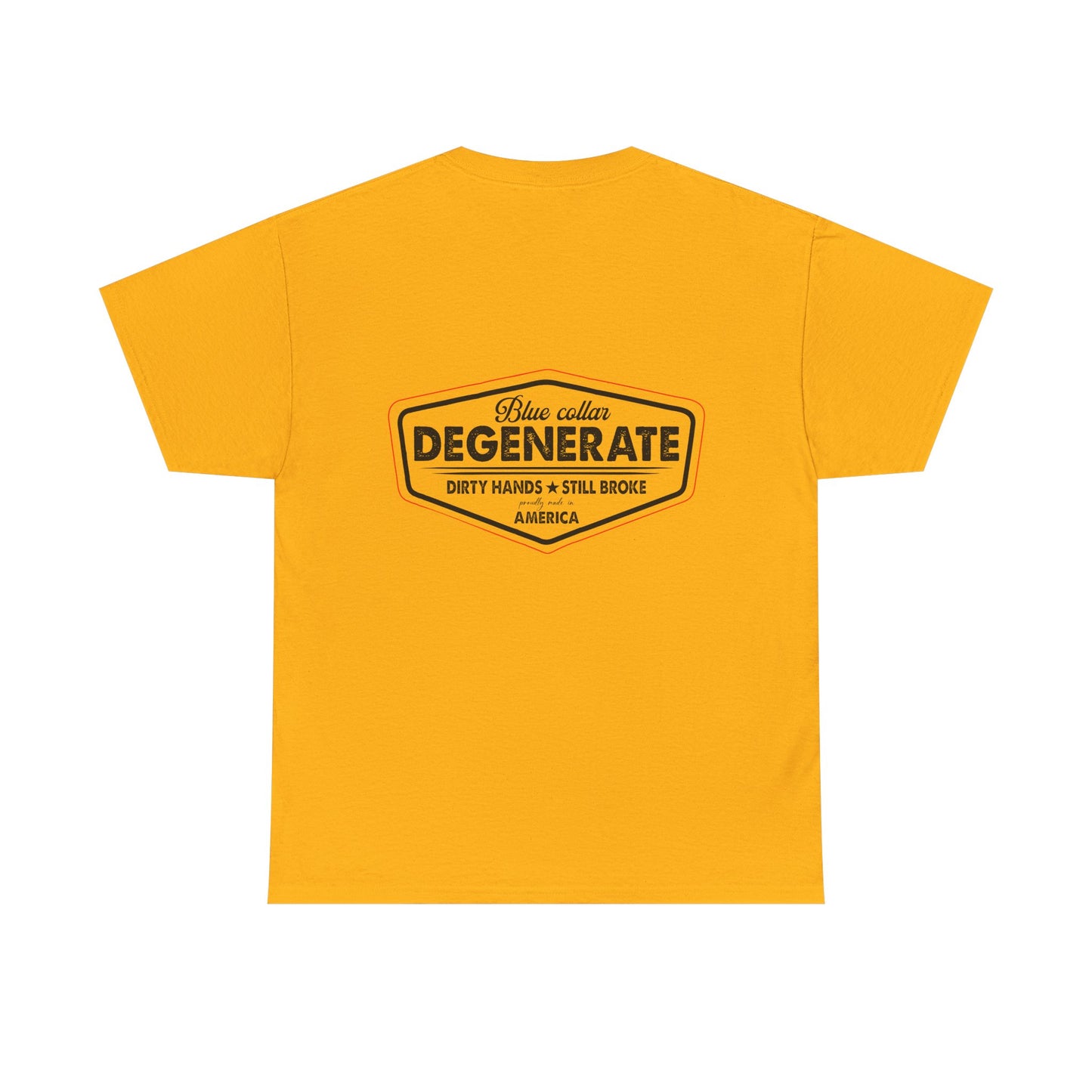 Blue Collar Degenerate Tee - Unisex Heavy Cotton Shirt