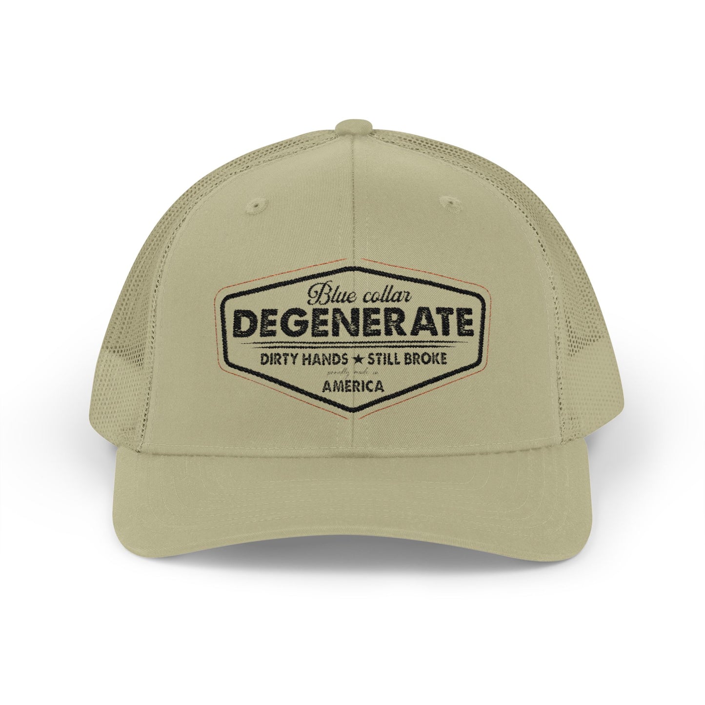 Rustic Degenerate Snapback Trucker Cap