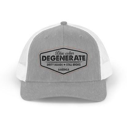 Rustic Degenerate Snapback Trucker Cap