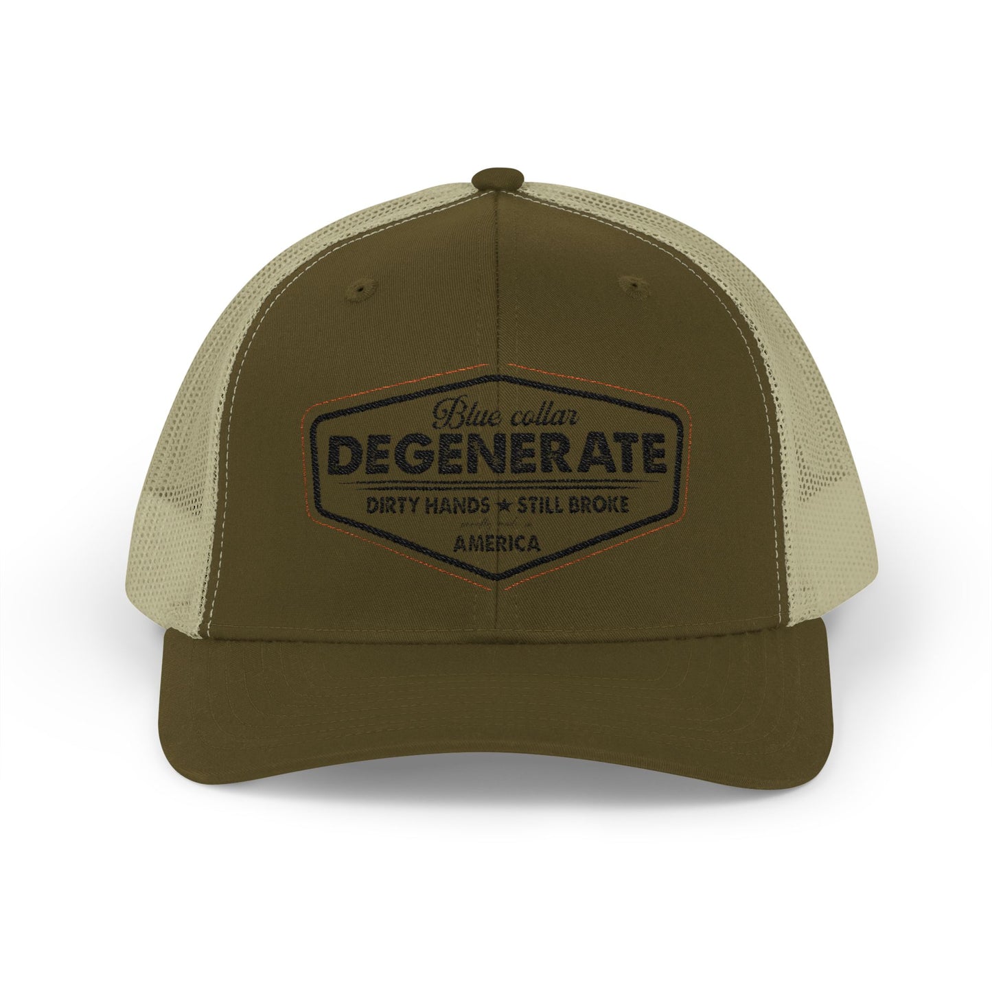 Rustic Degenerate Snapback Trucker Cap
