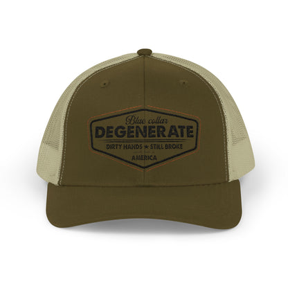 Rustic Degenerate Snapback Trucker Cap