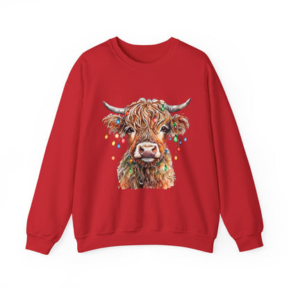 Christmas Cow Sweatshirt
