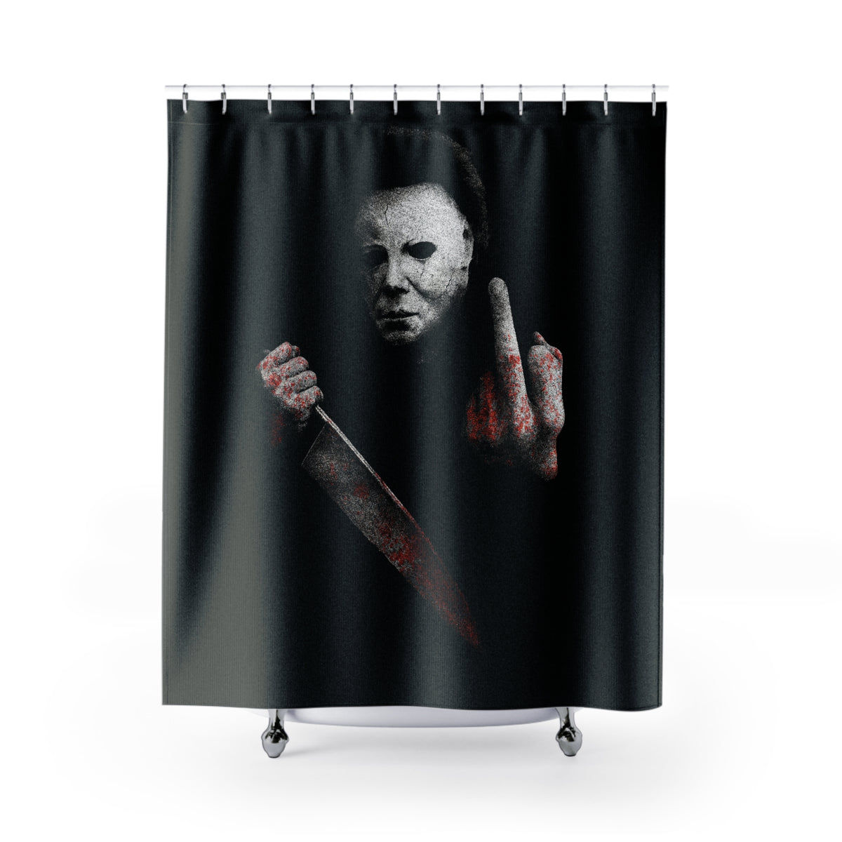 Horror Movie Shower Curtain - Michael Myers Design