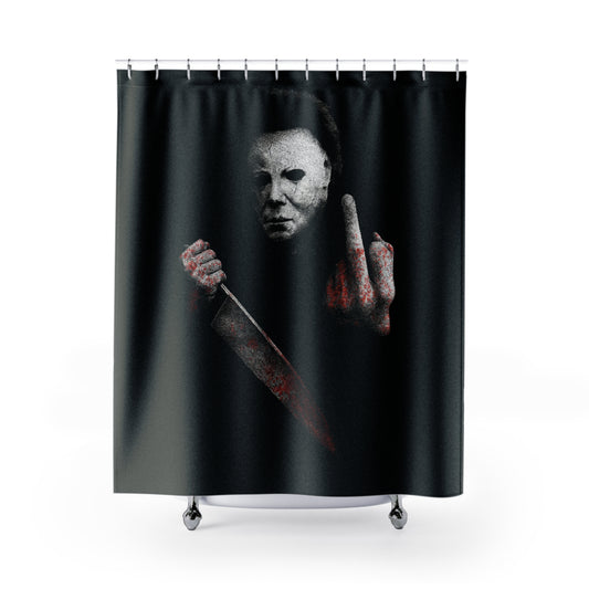 Horror Movie Shower Curtain - Michael Myers Design
