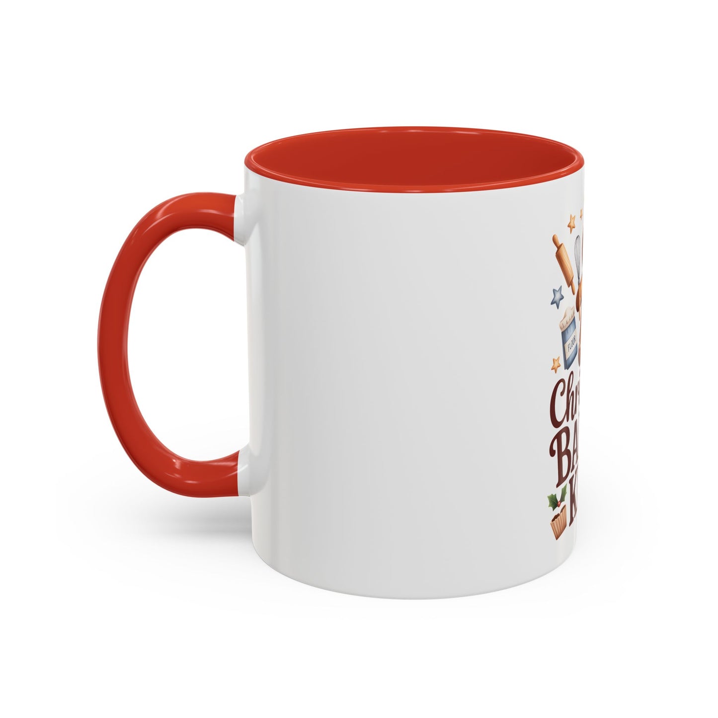 Christmas Baking King Mug — Gingerbread Chef Holiday Coffee Cup (11/15 oz)