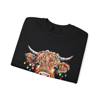 Christmas Cow Sweatshirt
