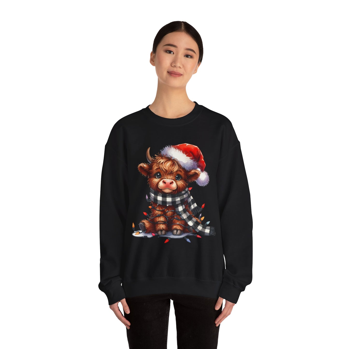 Christmas Cow Sweatshirt