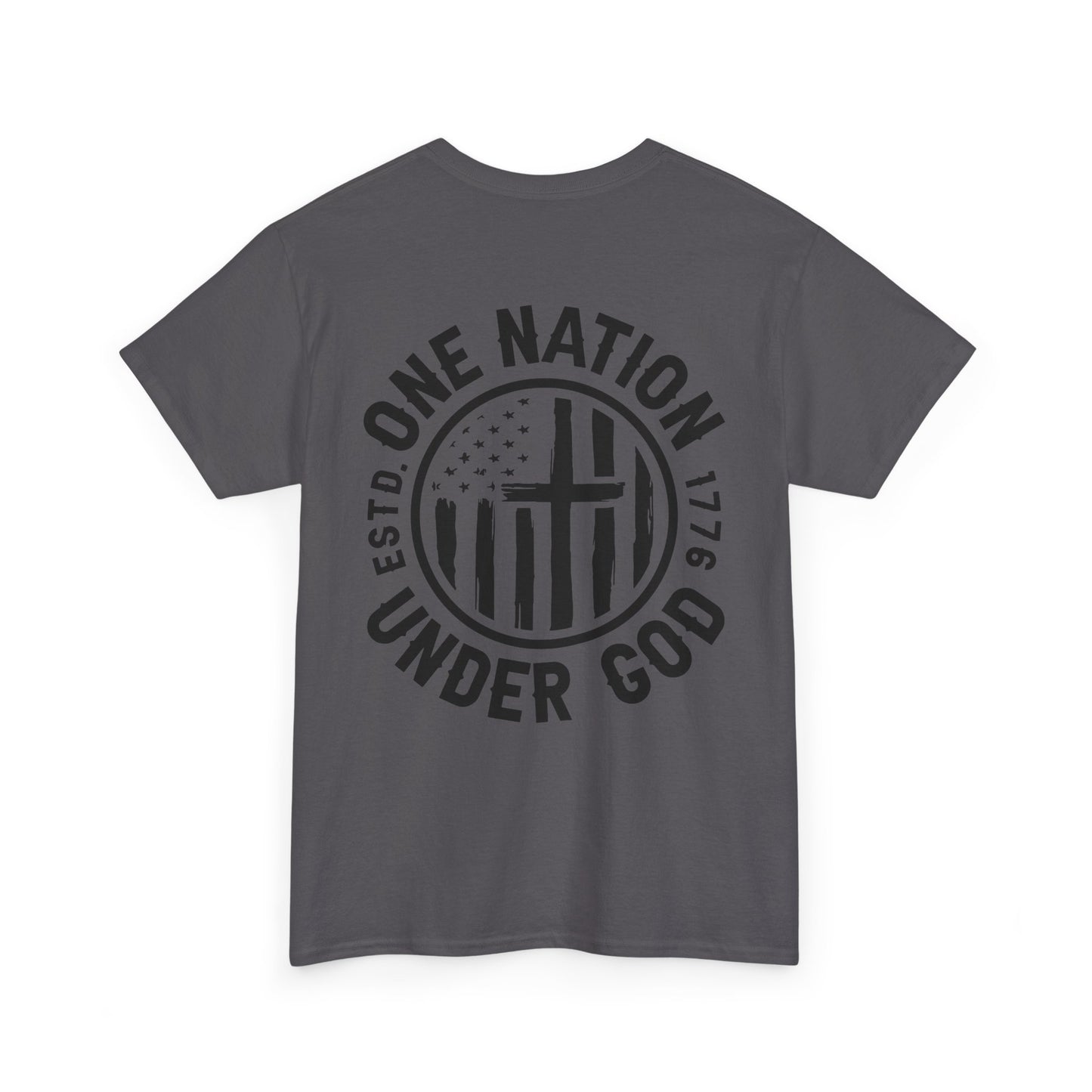 One Nation Unisex Heavy Cotton Tee