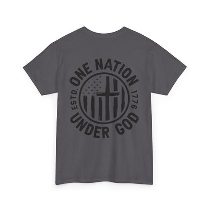 One Nation Unisex Heavy Cotton Tee