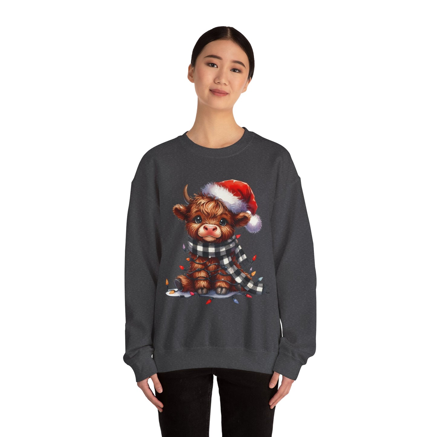 Christmas Cow Sweatshirt