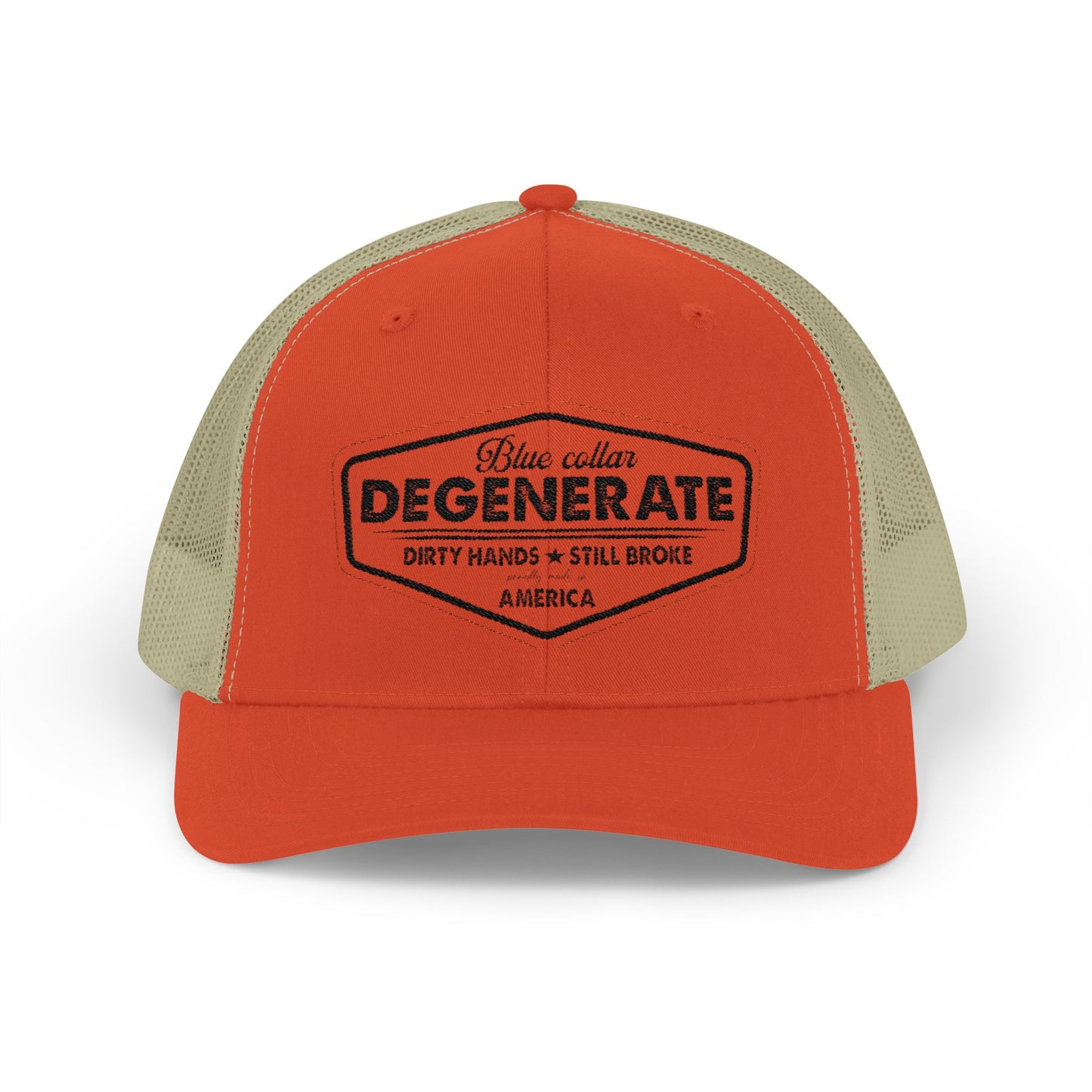 Rustic Degenerate Snapback Trucker Cap