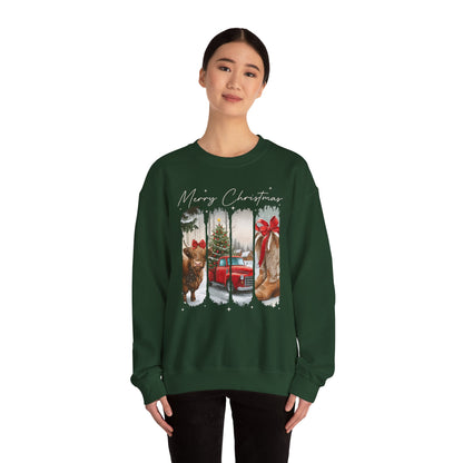 Vintage Cowgirl Highland Cow Sweatshirt