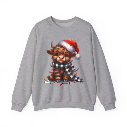 Christmas Cow Sweatshirt