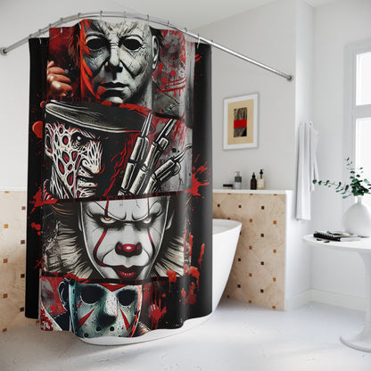 Horror Movie Shower Curtain -
