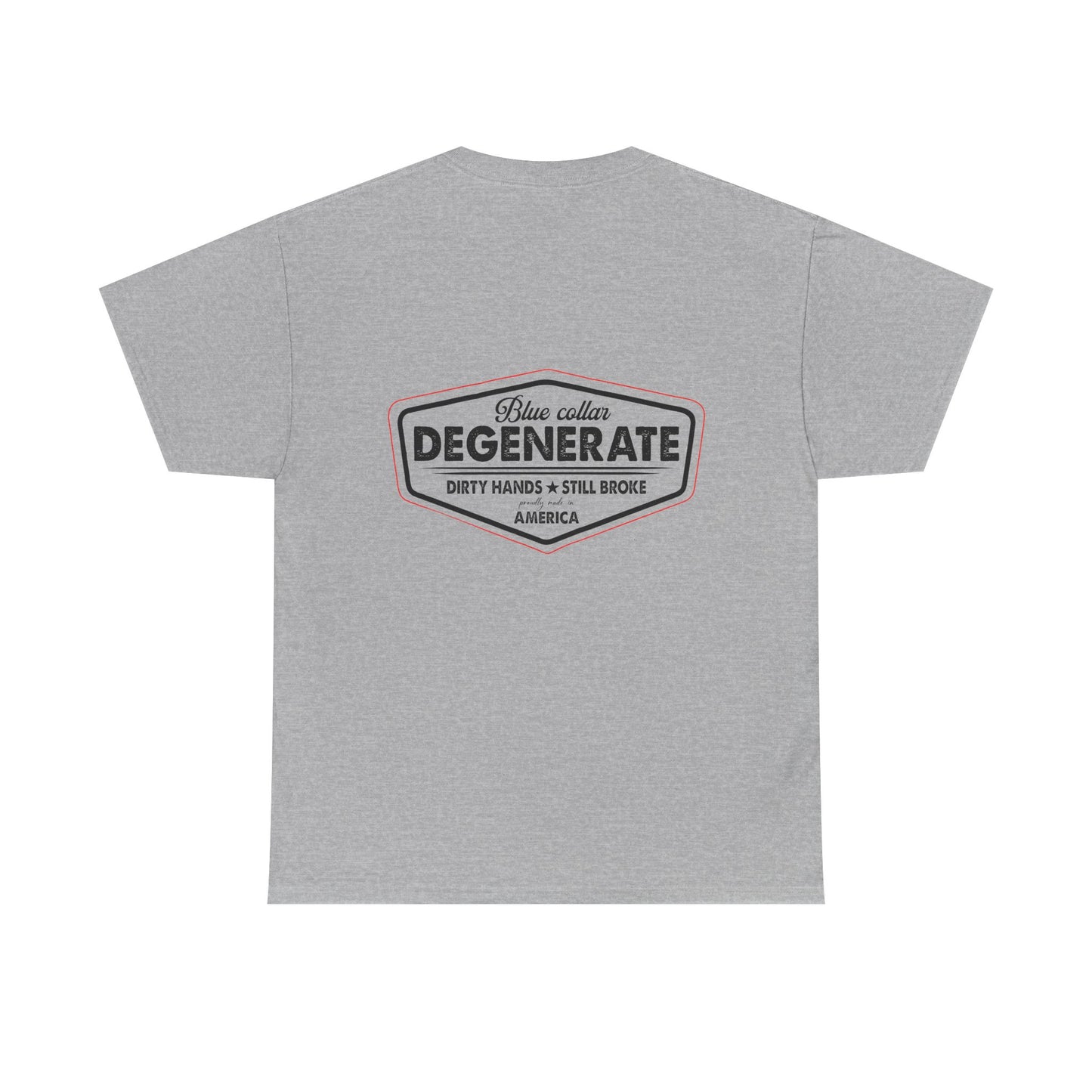 Blue Collar Degenerate Tee - Unisex Heavy Cotton Shirt