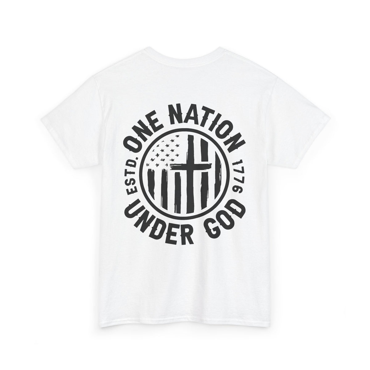 One Nation Unisex Heavy Cotton Tee