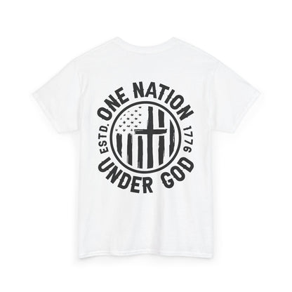 One Nation Unisex Heavy Cotton Tee