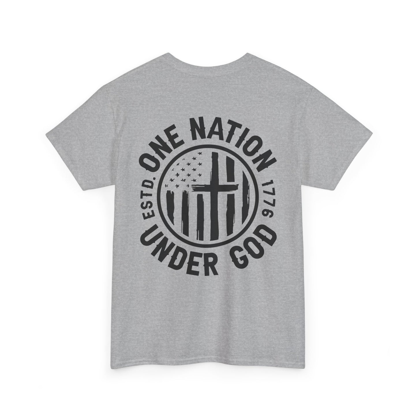 One Nation Unisex Heavy Cotton Tee