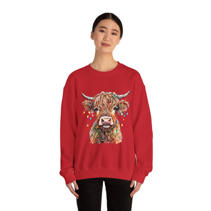 Christmas Cow Sweatshirt