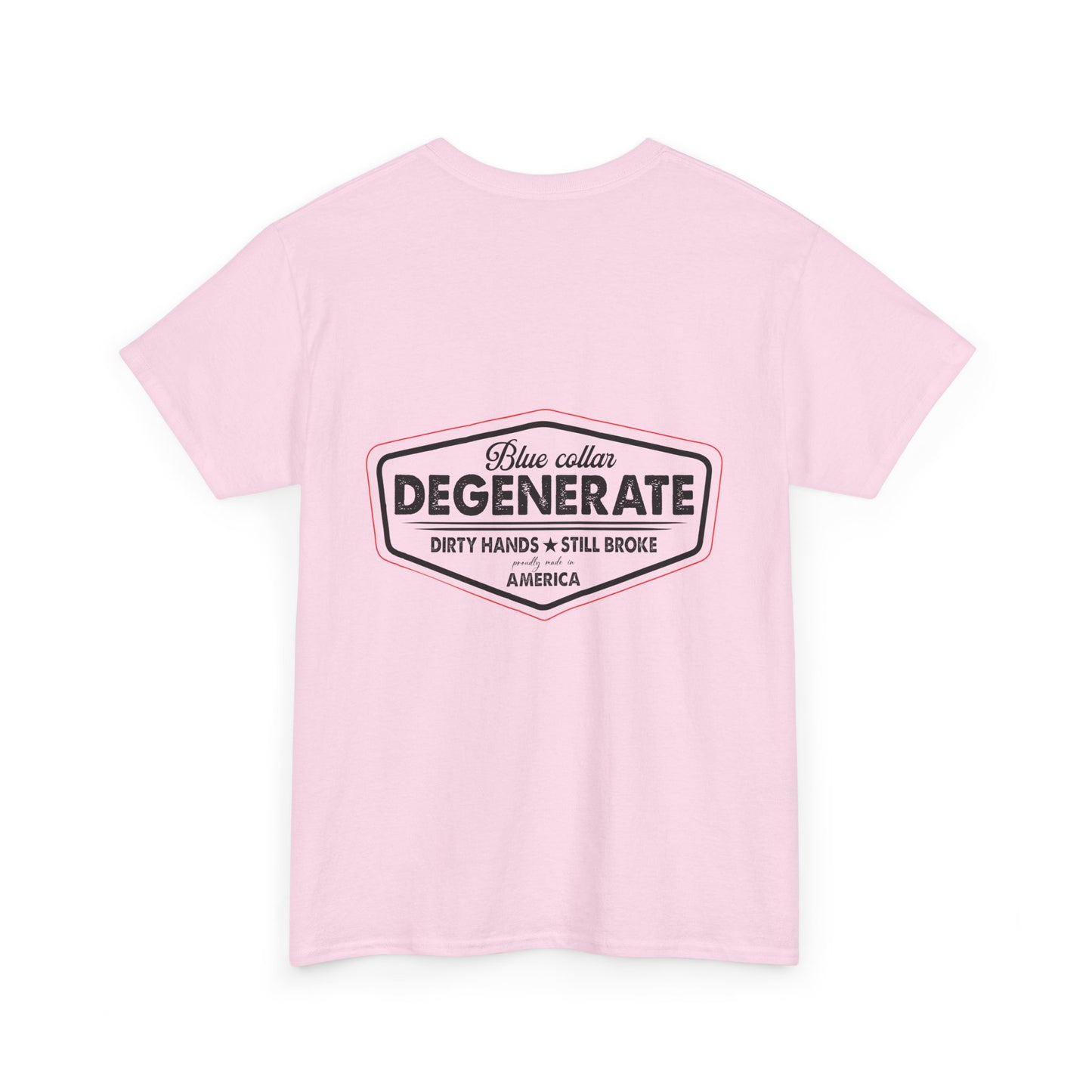 Blue Collar Degenerate Tee - Unisex Heavy Cotton Shirt