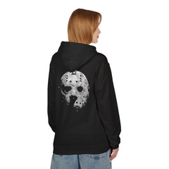 Jason Mask Horror Hoodie, Unisex Fleece Pullover for Halloween