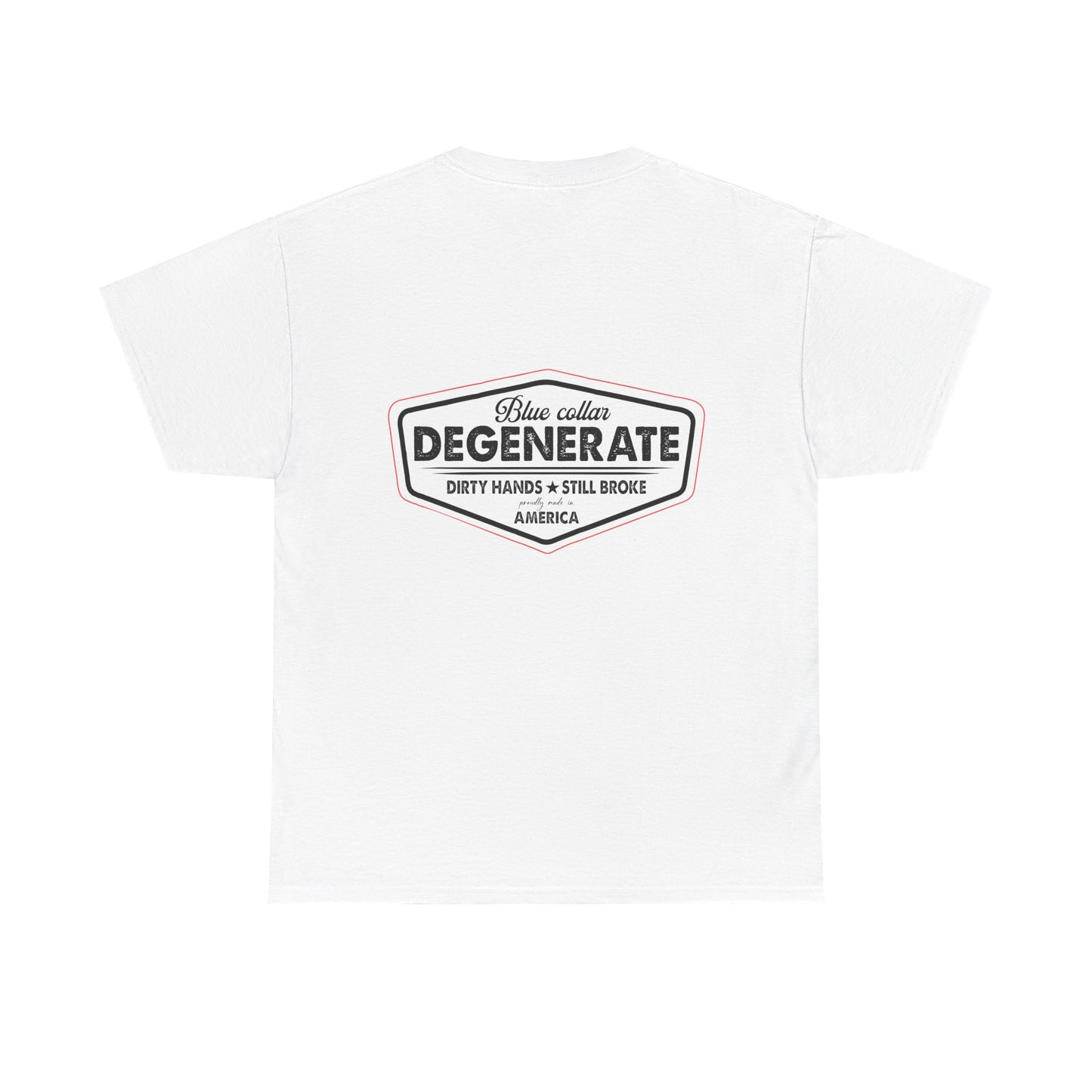 Blue Collar Degenerate Tee - Unisex Heavy Cotton Shirt