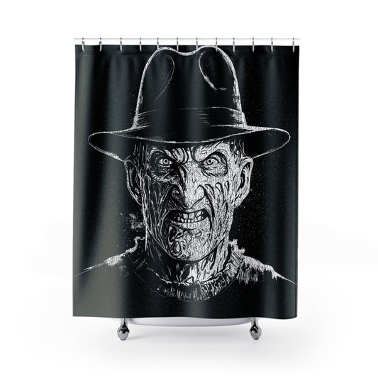 Horror Movie Shower Curtain -FREDDY